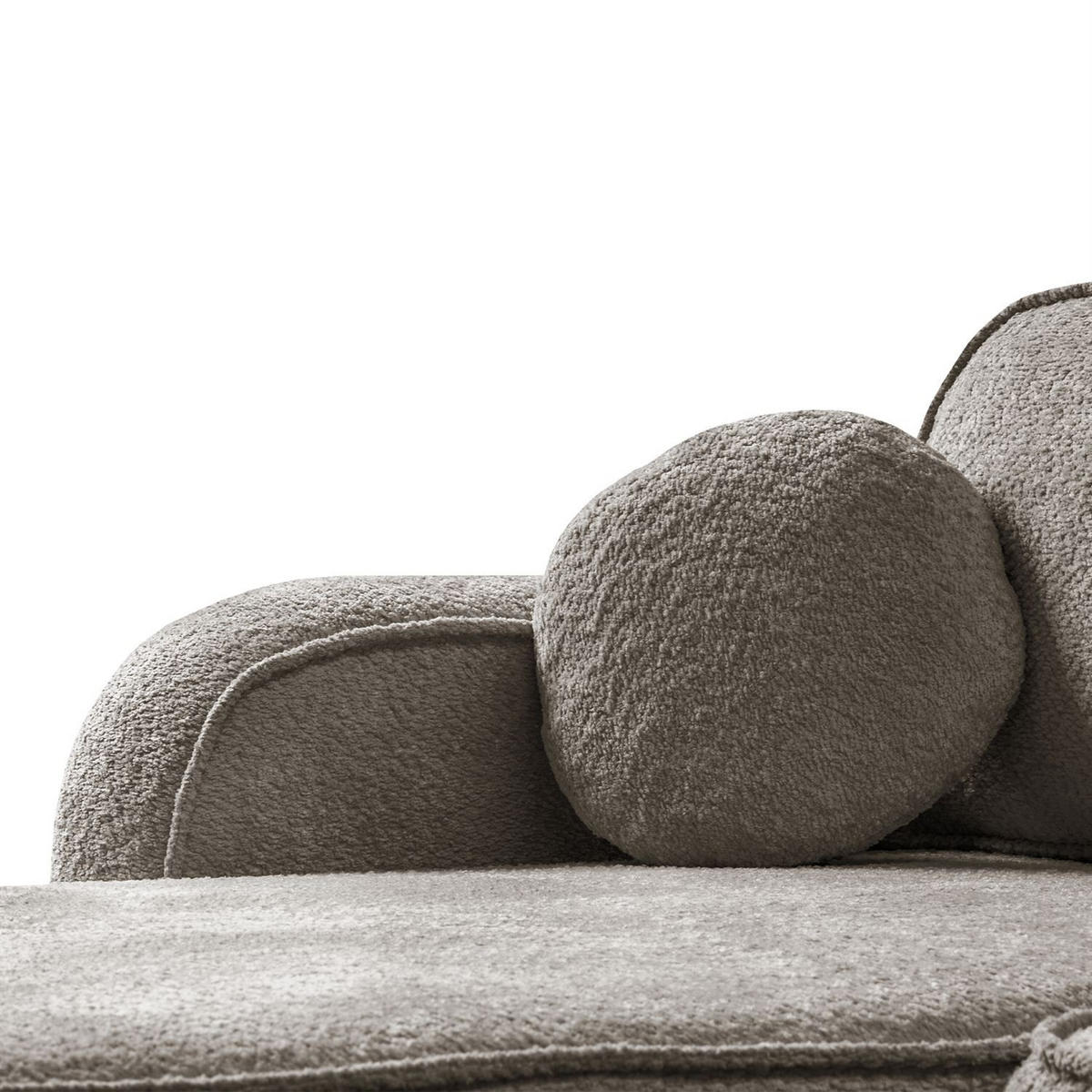 Eckcouch VENUS II mit Bettkasten, Coral 50 - Beige, Textil (275/178cm) - Lookway