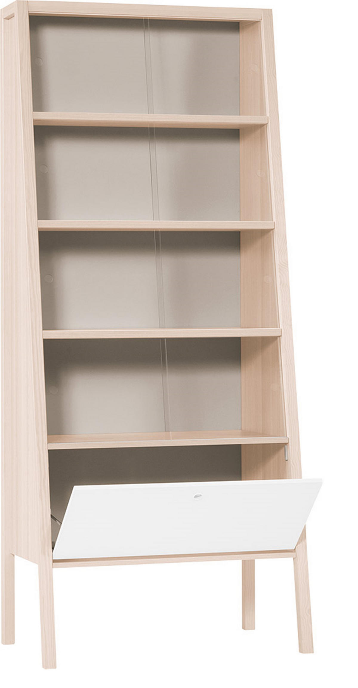 VITRINE SPOT - Weiß, Holzwerkstoff (88/210/56.5cm)