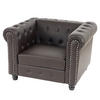 RELAXSESSEL RUNDE FÜßE Braun - Braun, Textil (109/74/90cm) - MCW