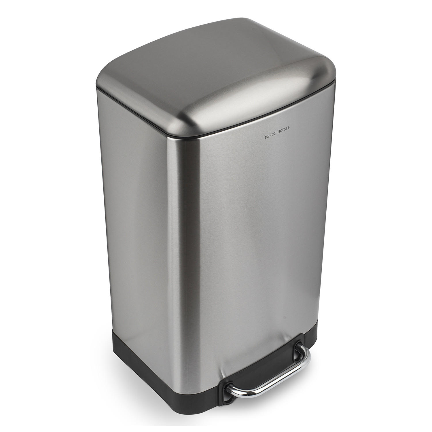 TRETMÜLLEIMER 40L - inox edition N°875 - Silberfarben, Metall (37.5/67.5/35.5cm) - Les Collectors