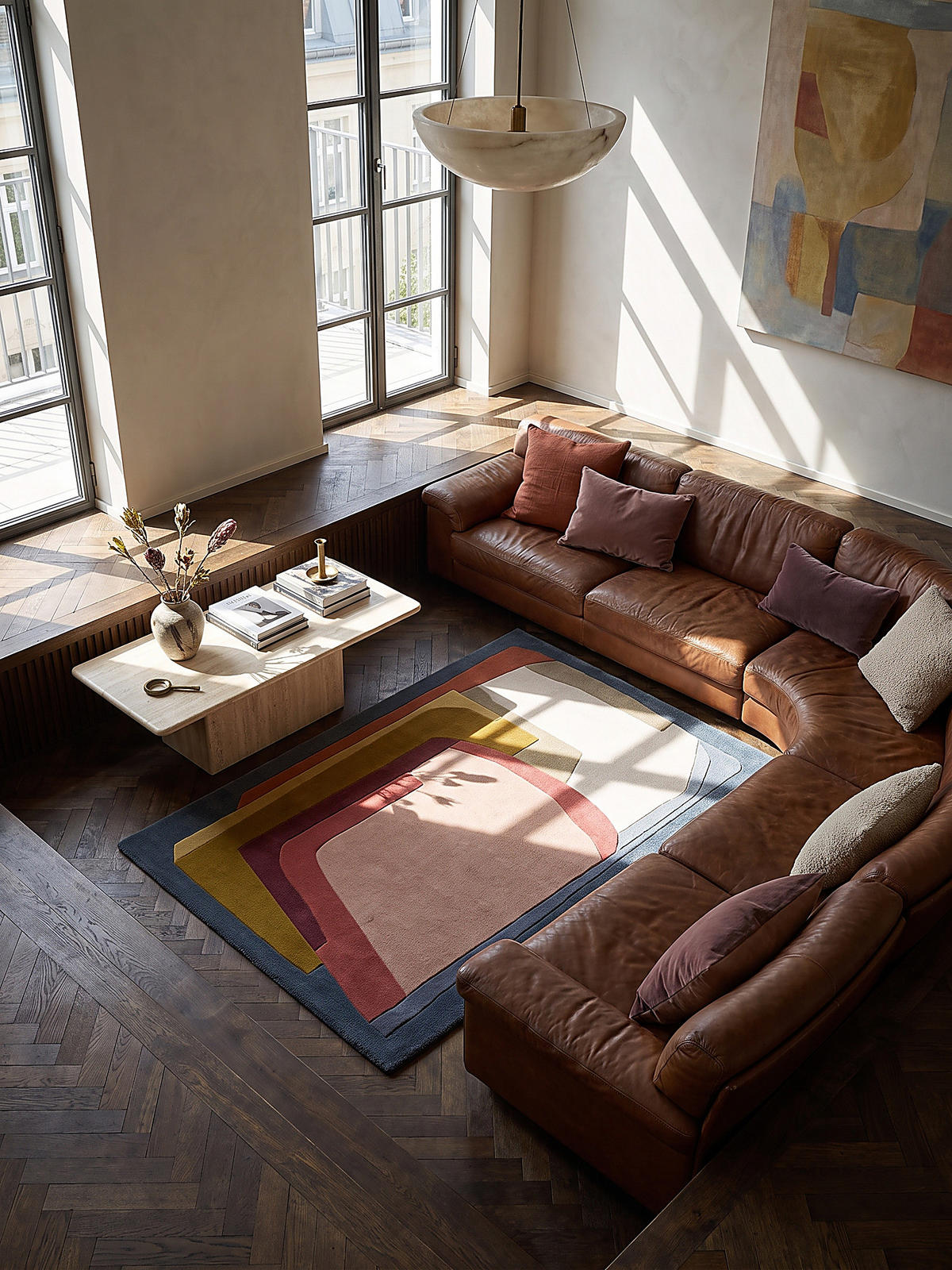 WOLLTEPPICH handgetuftet DIBBIN, Farbblöcke, Multi, 160 x 230 cm - Multicolor, Textil (160/230cm) - KADIMA DESIGN