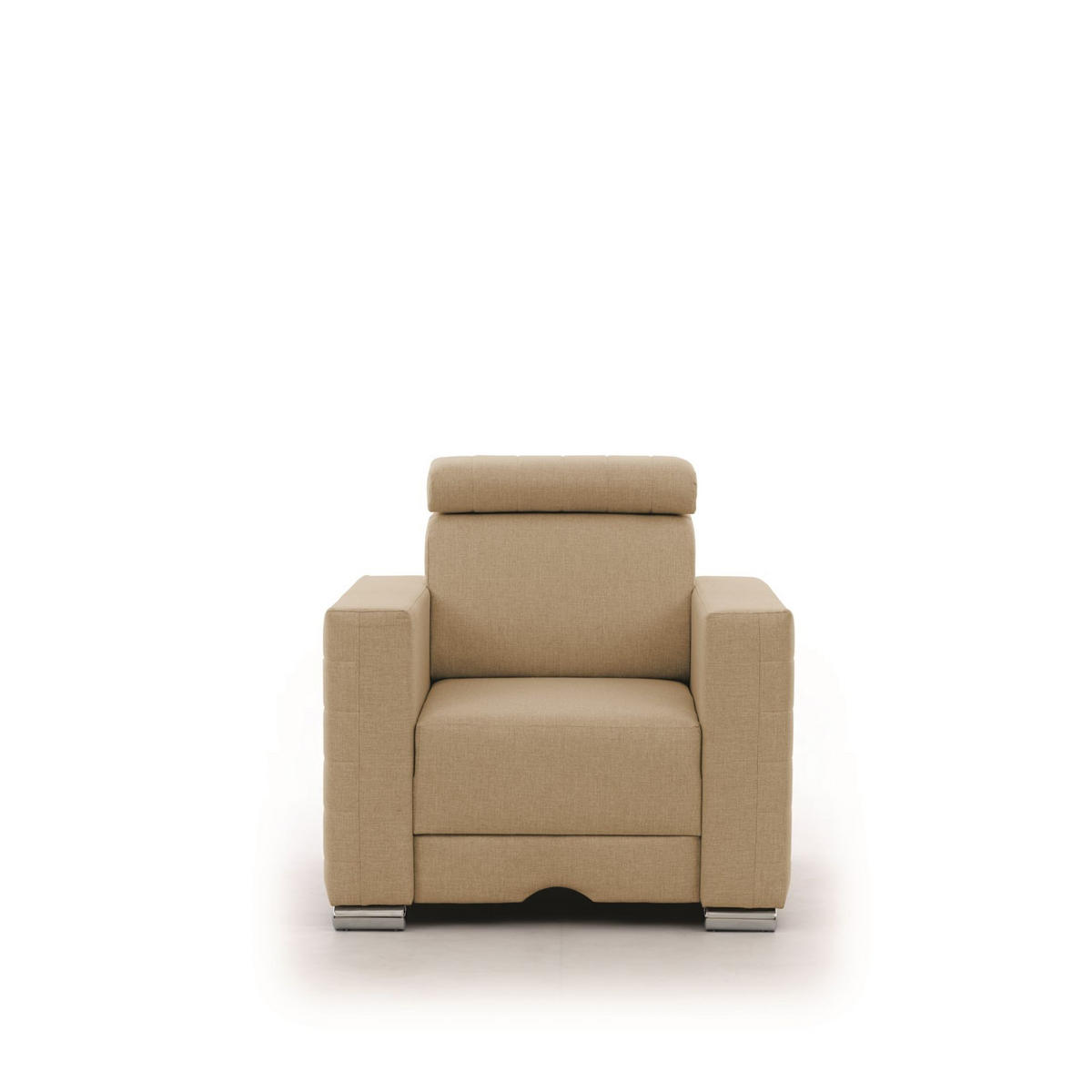 SESSEL Canton In Liverpool - Beige, Holzwerkstoff/Textil (94/92/93cm) - Fun Möbel