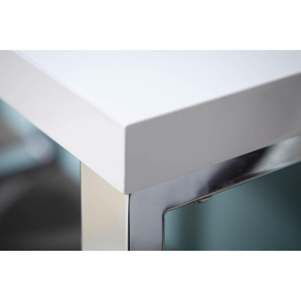 SCHREIBTISCH WHITE DESK Weiß 120 cm - Weiß, Holz (60/120/75cm) - riess-ambiente