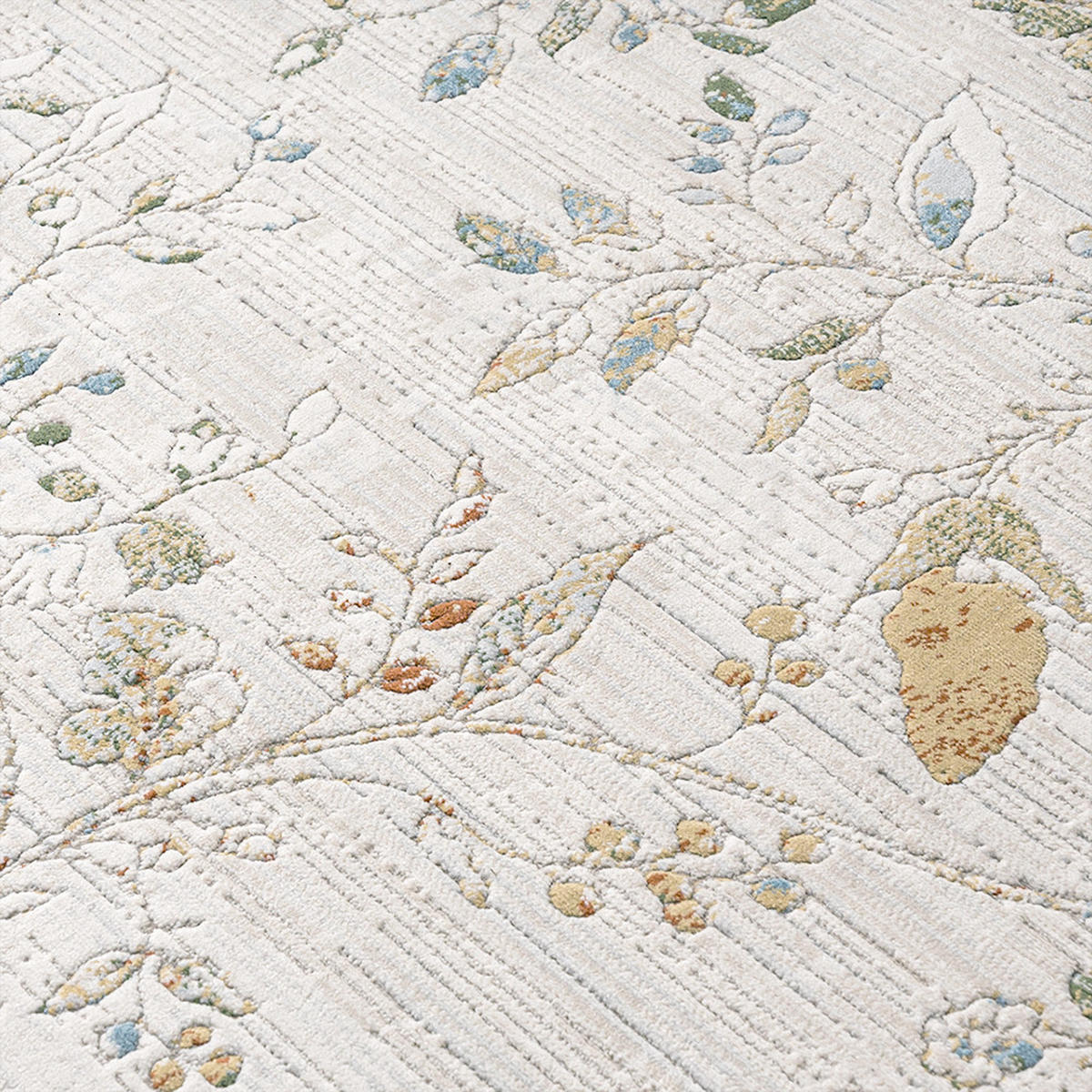 KOBEREC Alin Noble Mazovia 200x300cm Béžový Krémový Rostlinný Krátký Vlas - béžová, textil (200/300cm) - Mazovia