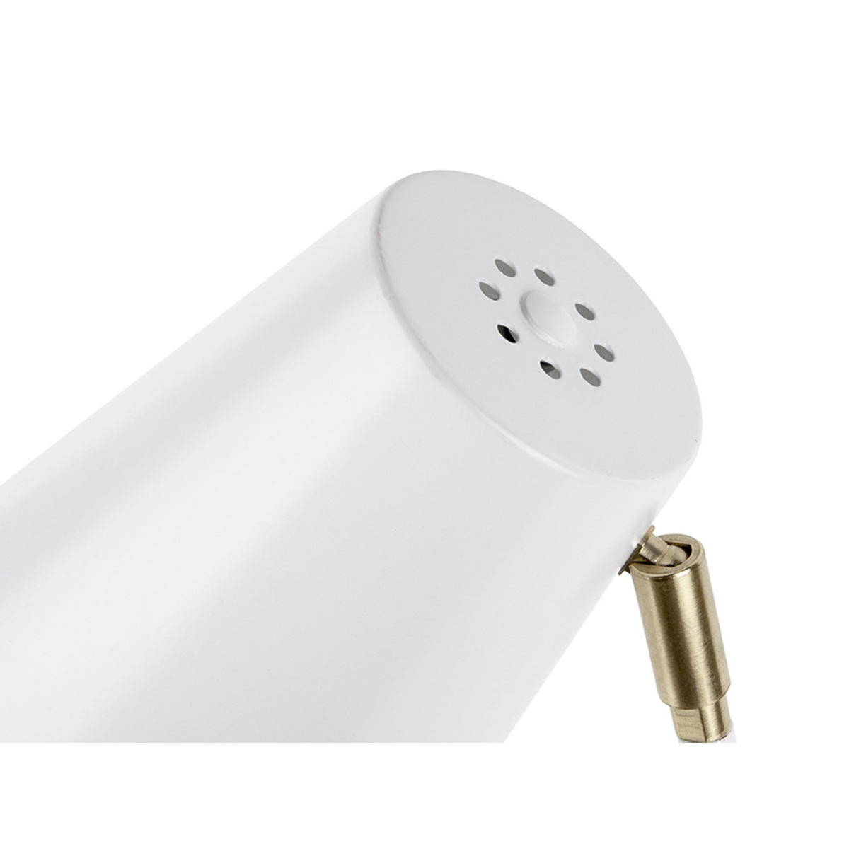 TISCHLAMPE Noble 15/15/46 cm - Weiß, Metall (15/15/46cm) - Leitmotiv