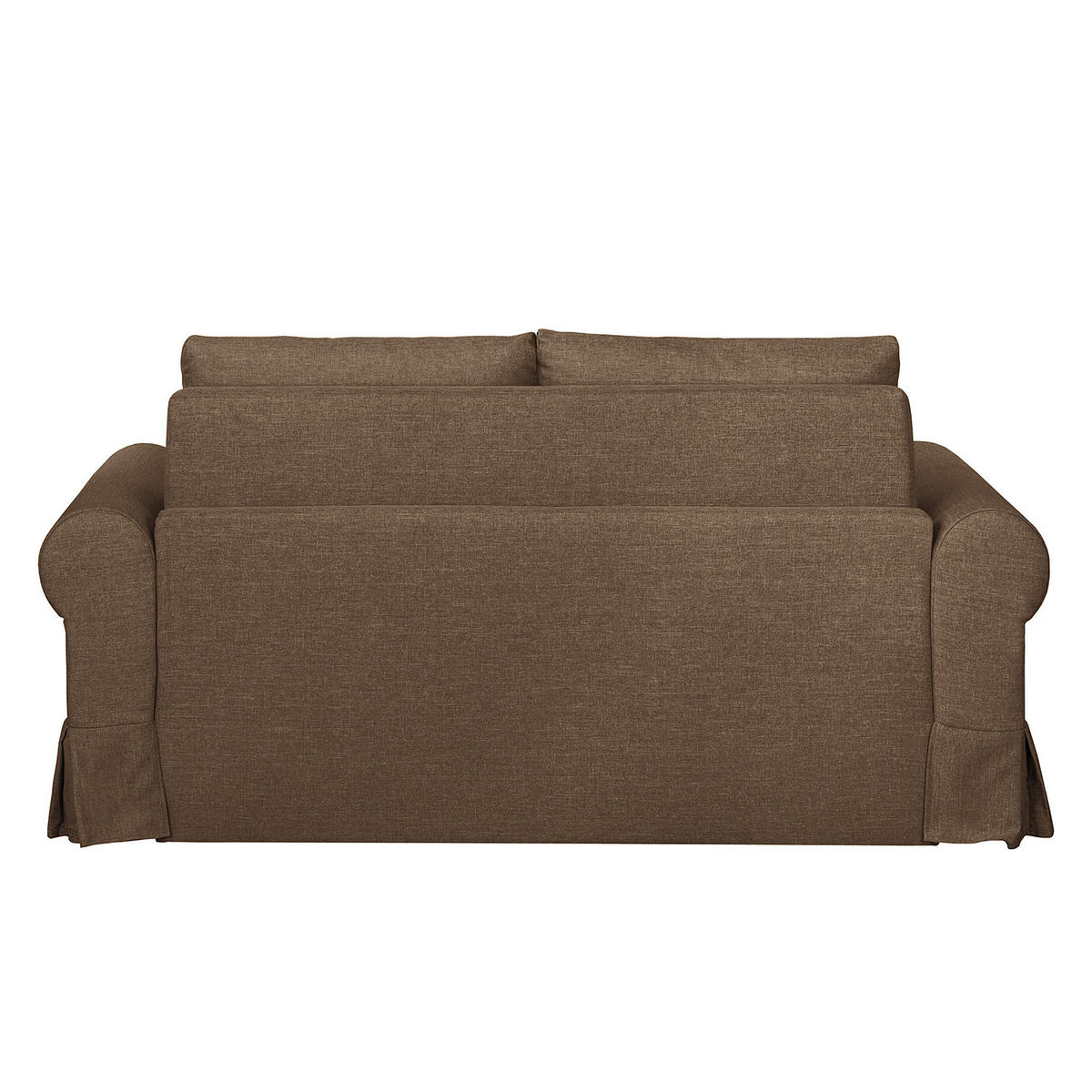 SCHLAFSOFA mit Husse - Braun, Textil (205/90/90cm) - home24