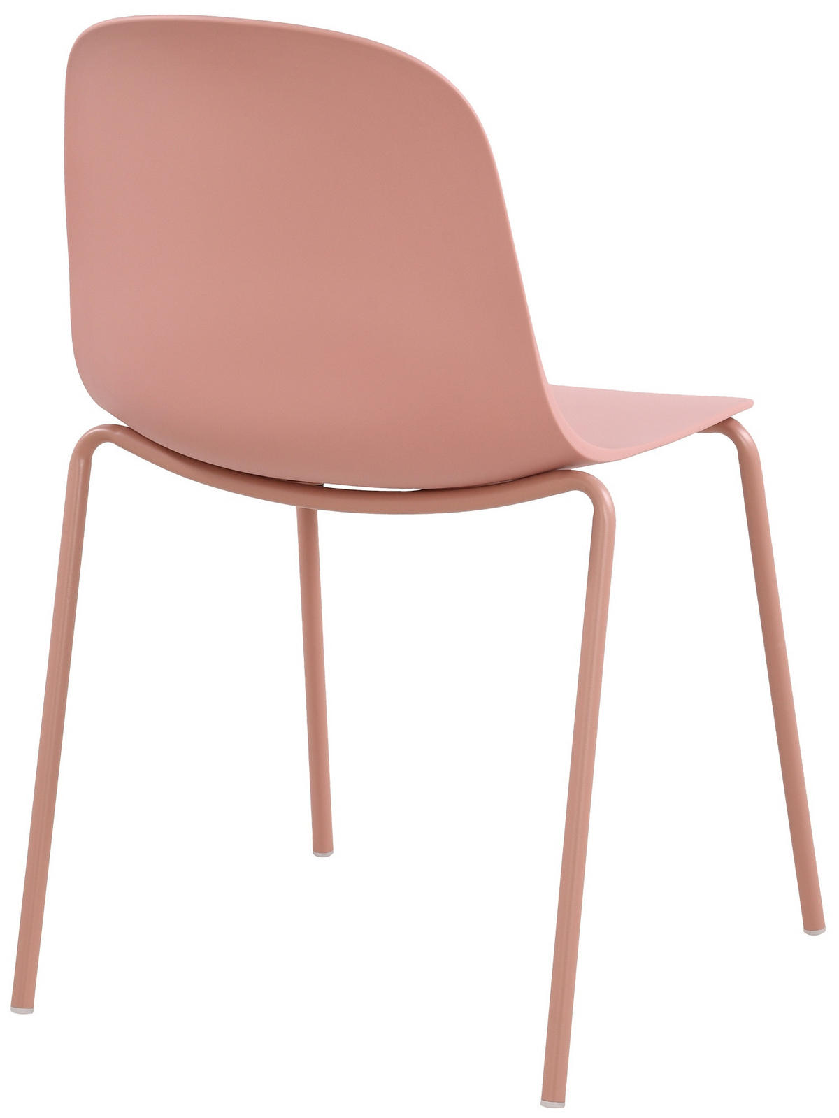 STAPELSTUHL 2er Set Kunststoff Pink - Pink, Kunststoff/Metall (51/85/53cm) - CLP