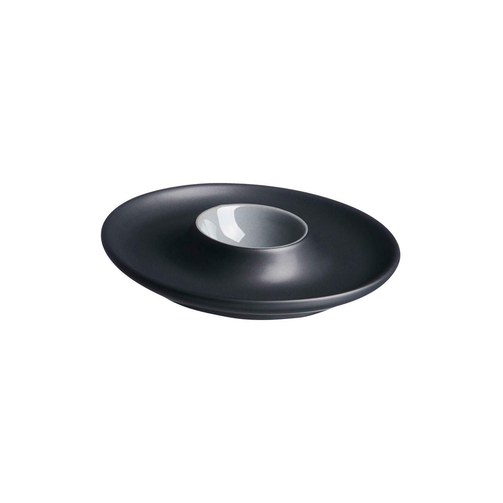 EIERTELLER Jasper schwarz ø 12 cm 6er Set - Schwarz, Keramik (12/2.5/12cm) - Ritzenhoff Breker