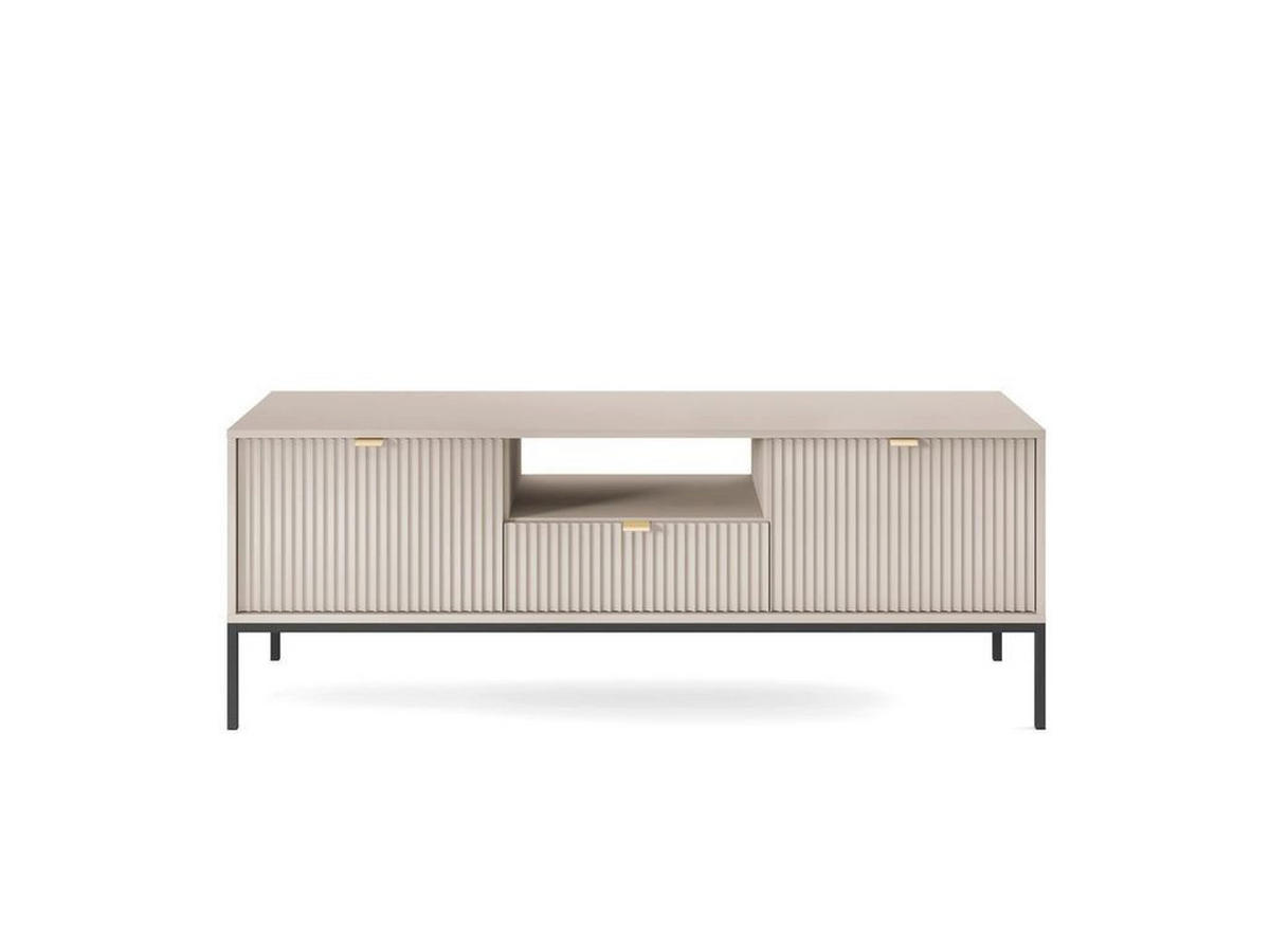 WOHNZIMMER Set 4-tlg. – NOVA – Kaschmir - Kaschmir, Holzwerkstoff (104/46/68cm) - hi-markt