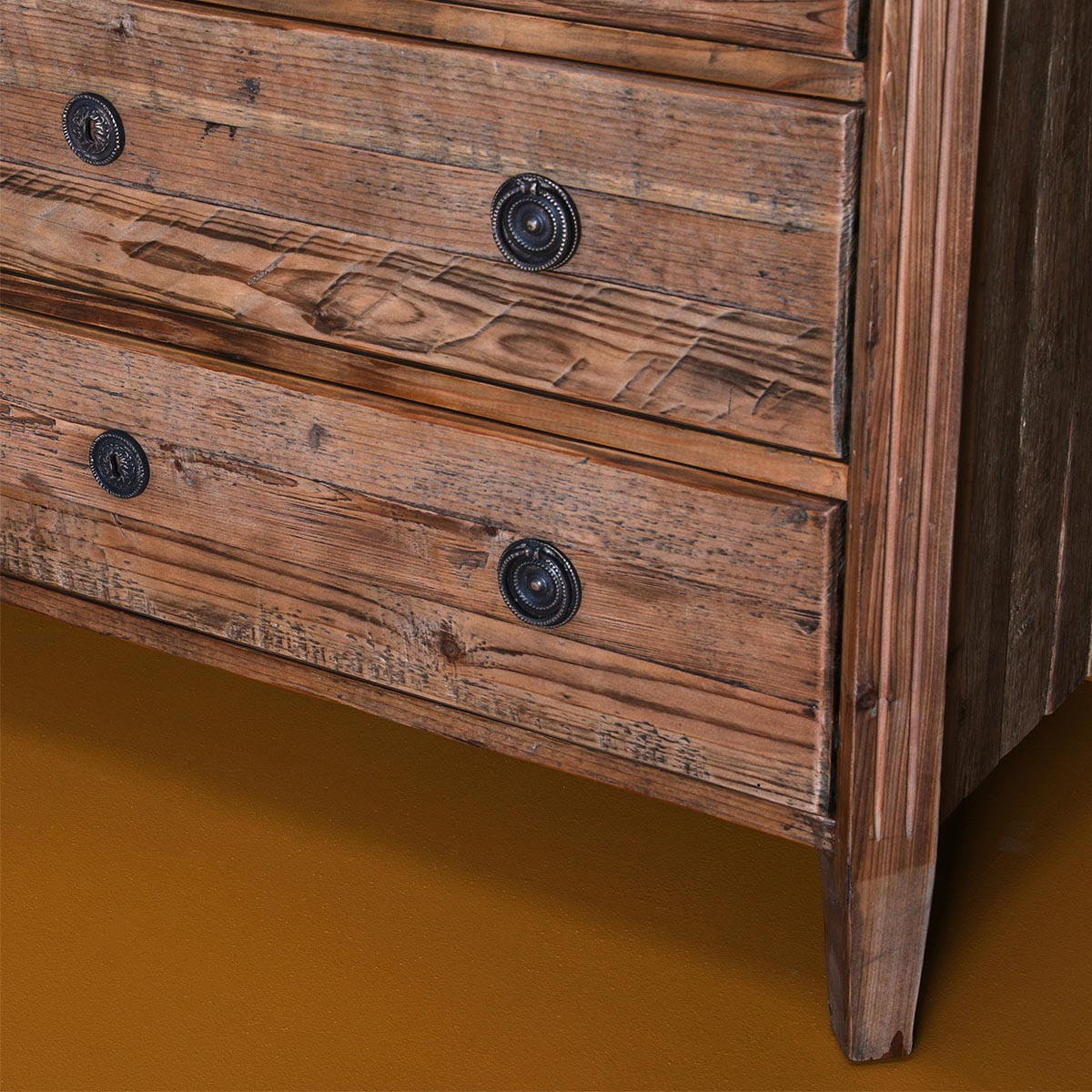 KOMMODE 3 Schubladen Sidonie - 107/50/80 cm - Eichefarben, Holz (50/80/107cm) - Signature