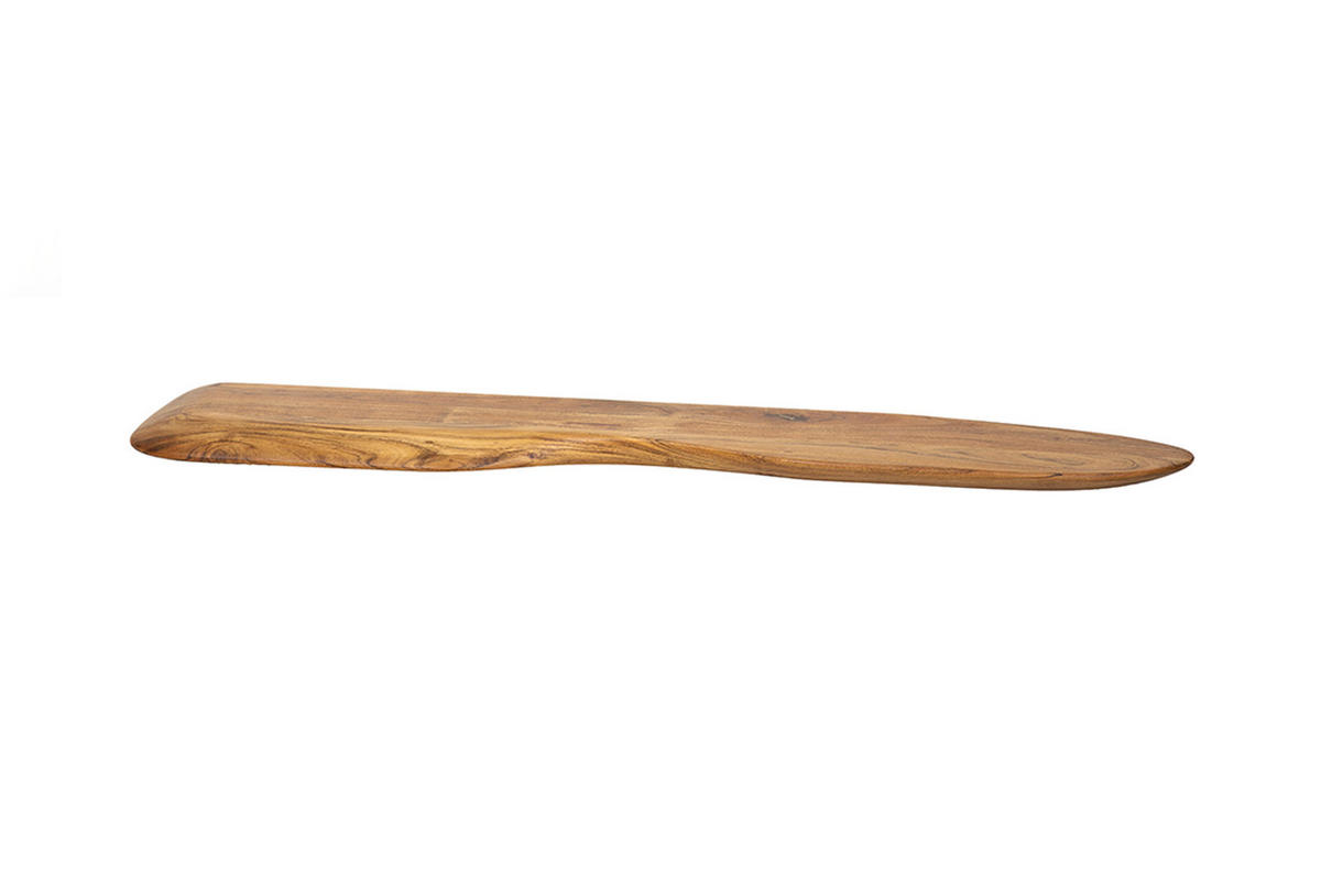 WANDREGAL HUZO Holz Akazie - Naturfarben, Holz (120/4/20cm) - KAWOLA