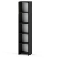 BÜCHERREGAL - schwarz - Schwarz, Holz (40/189.4/30.4cm) - Stiv Meble