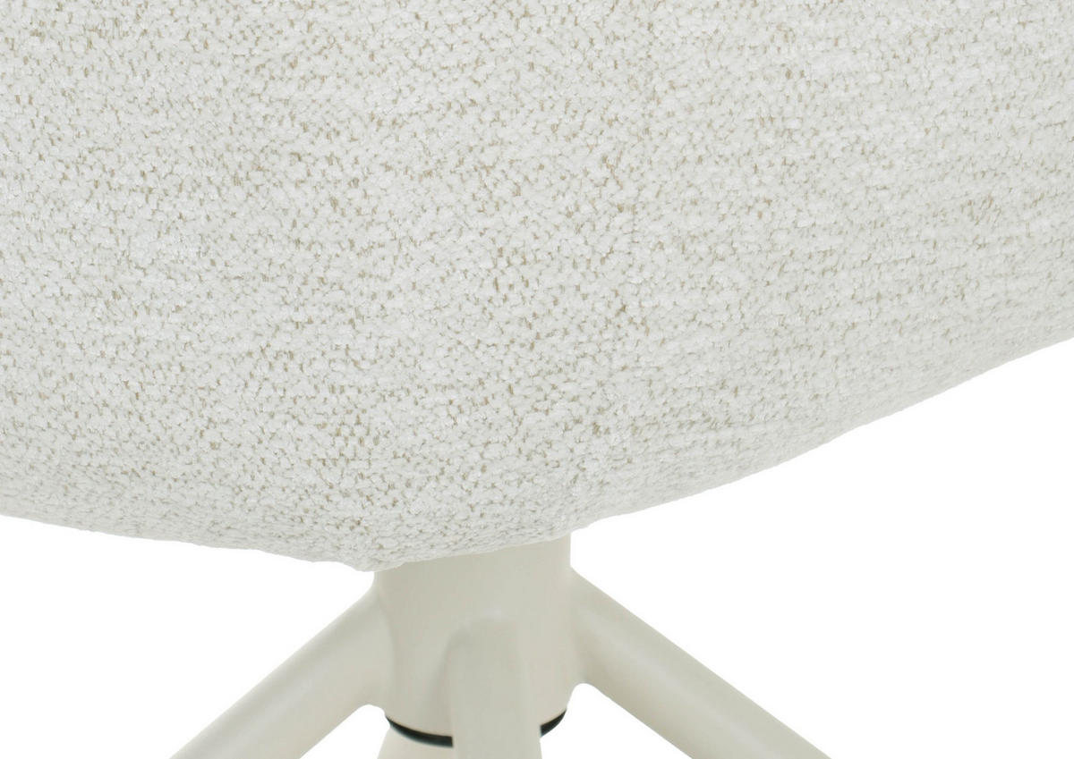 STUHL 100% Polyester 59 x 64 x 87 cm beige POLSTERSTÜHLE #02 - Beige, Kunststoff (59/87/64cm) - Massivmoebel24
