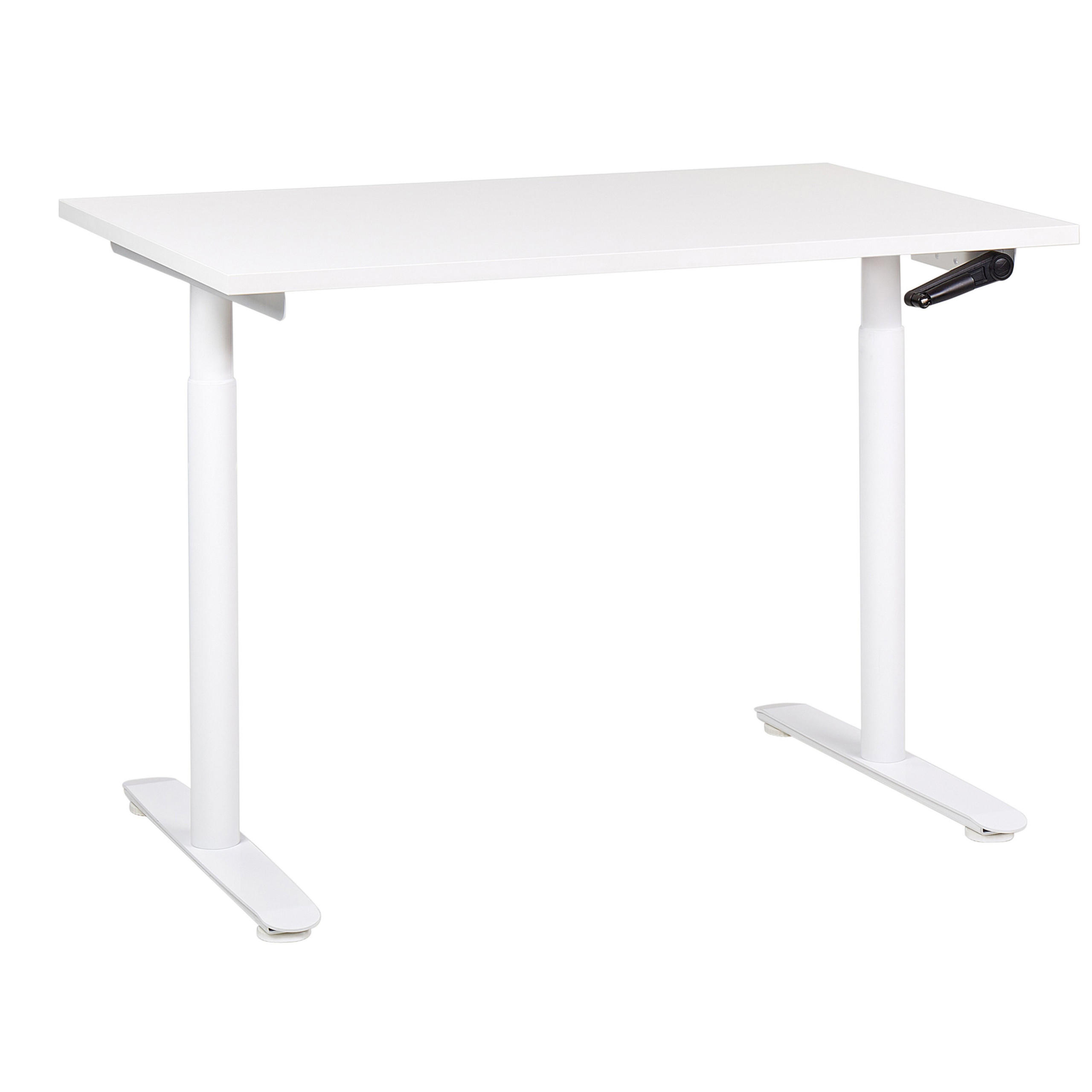 Beliani PSACÍ STŮL bílý 120/72 cm manuální výškově nastavitelný Destin IV