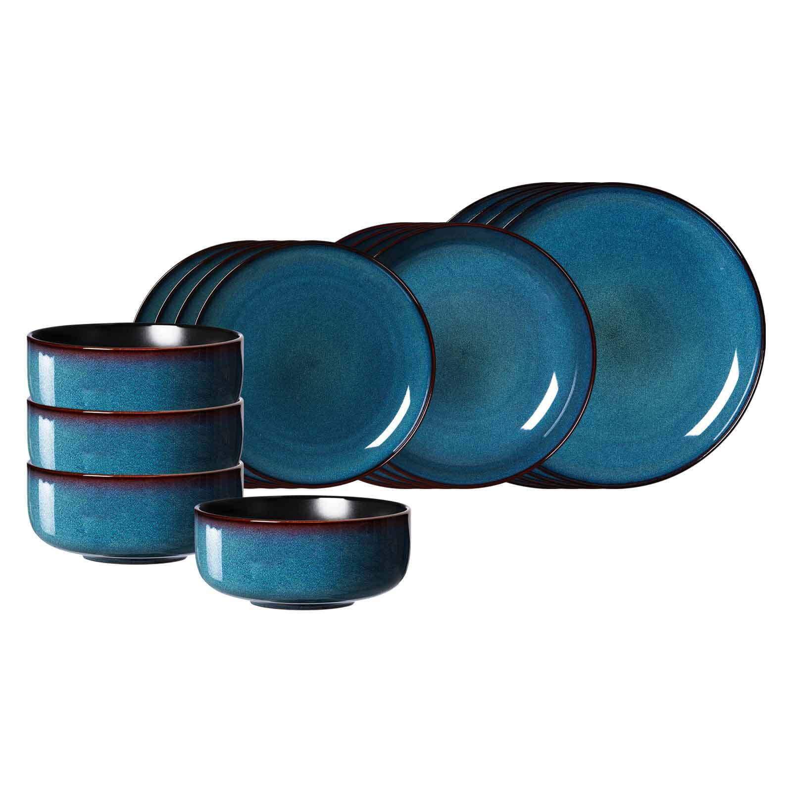 EINSTEIGER-SET Bali blau 16er Set - Blau, Keramik (1/1/1cm) - Ritzenhoff Breker