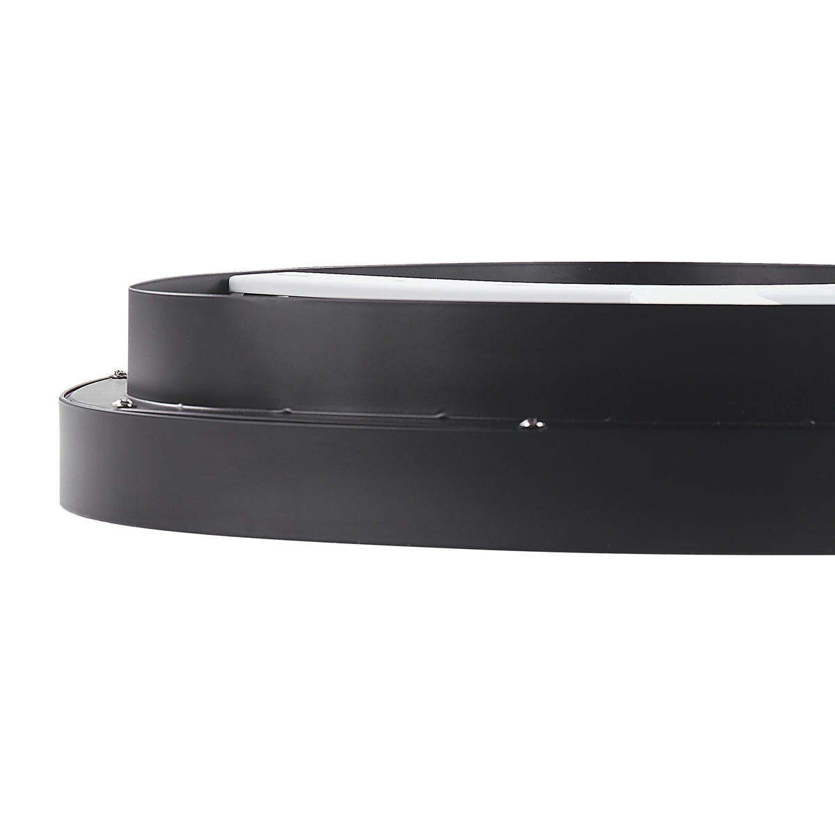 DECKENLEUCHTE Nanding 42/40/13 cm - Schwarz, Metall (42/40/13cm) - Beliani