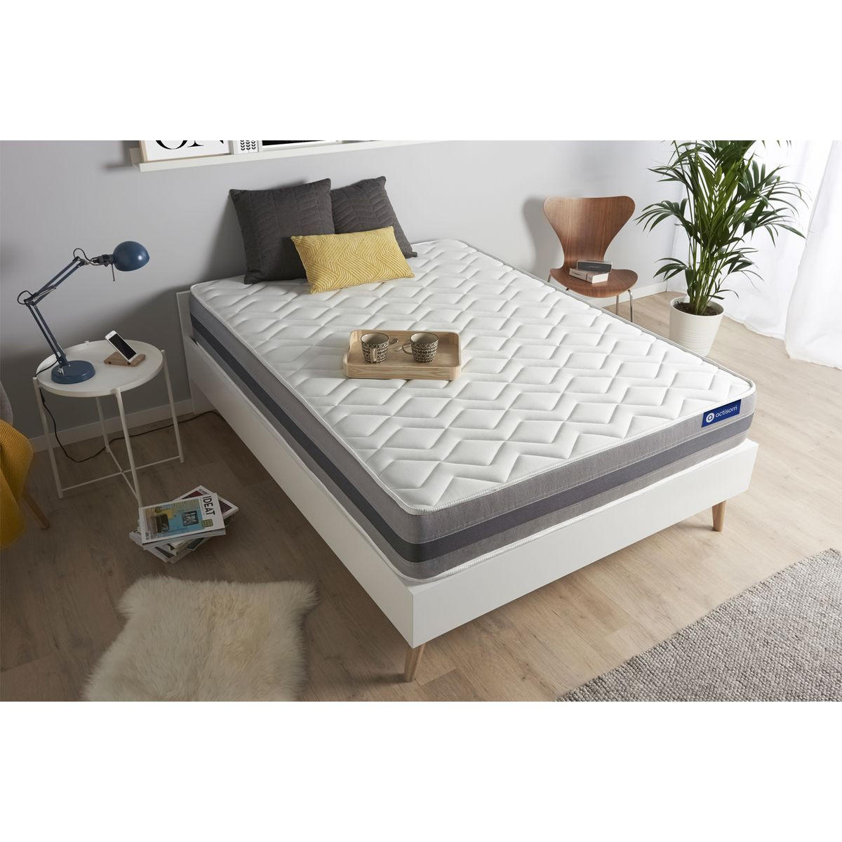 MATRATZE Actimemo relax Memory-Schaum 160 x 200 cm h2 - Weiß, Textil (160/200cm) - ACTISOM
