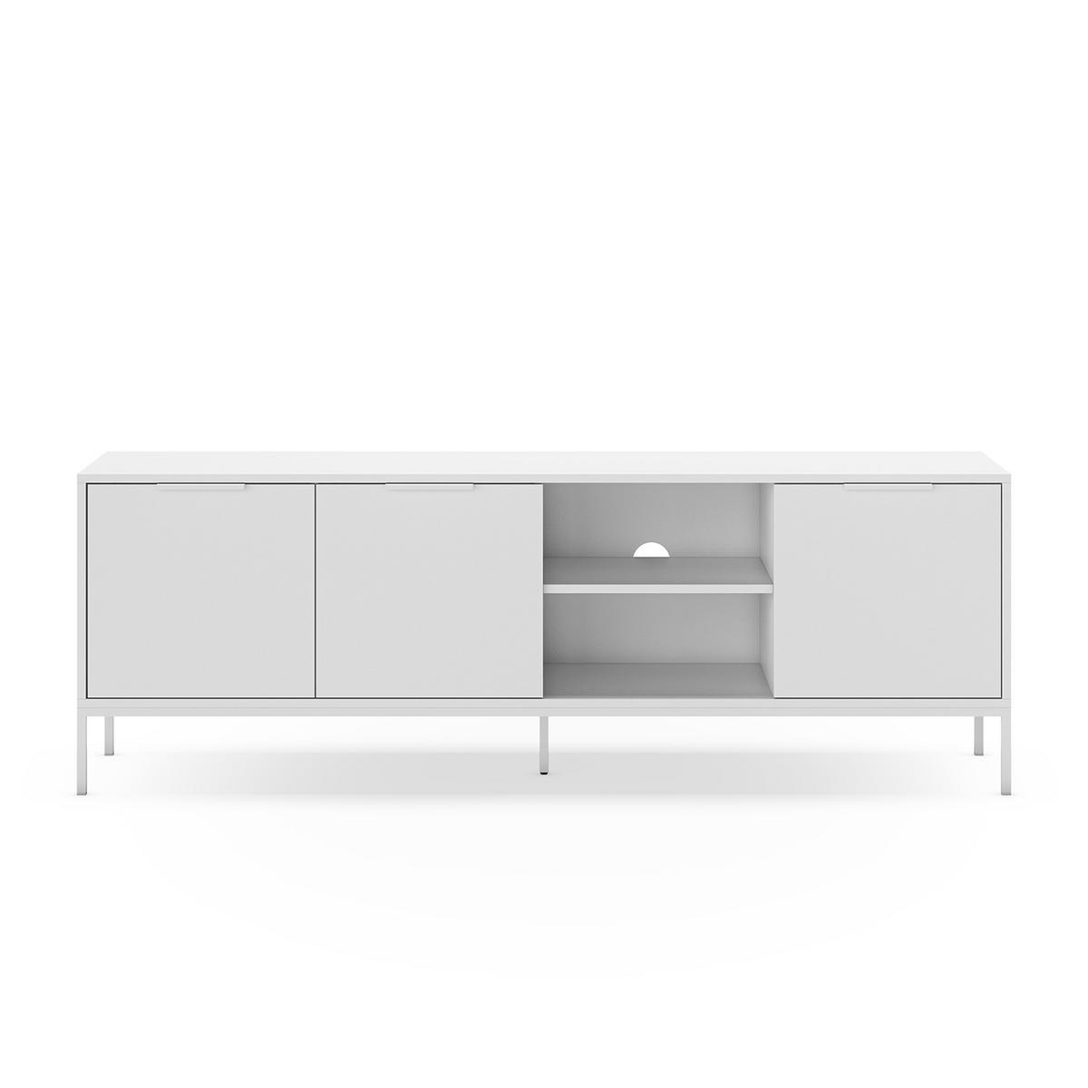 TV-ELEMENT Auri 3 türen Weiß - Weiß, Holzwerkstoff (160/55/40cm) - VS Venta-stock