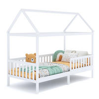 HAUSBETT CLOUD - Weiß, Holz (80/160cm) - Alavya Home