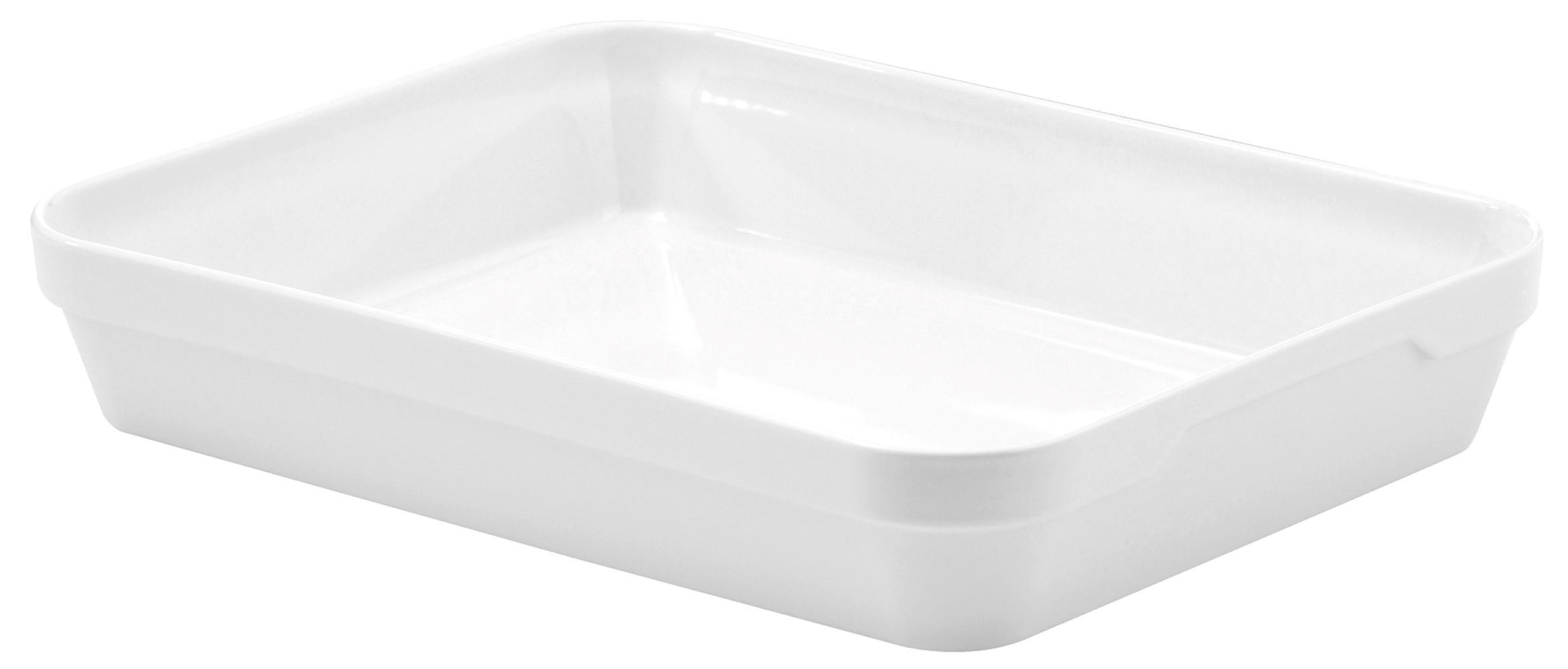 Revol Porcelaine France Auflaufform Weiß 21x6.5x28 cm
