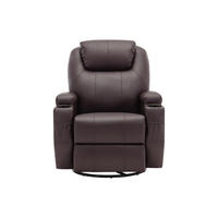 MASSAGESESSEL - 1 Person - Kunstleder - Braun - - Braun, Leder (82/105/95cm) - Vente-Unique
