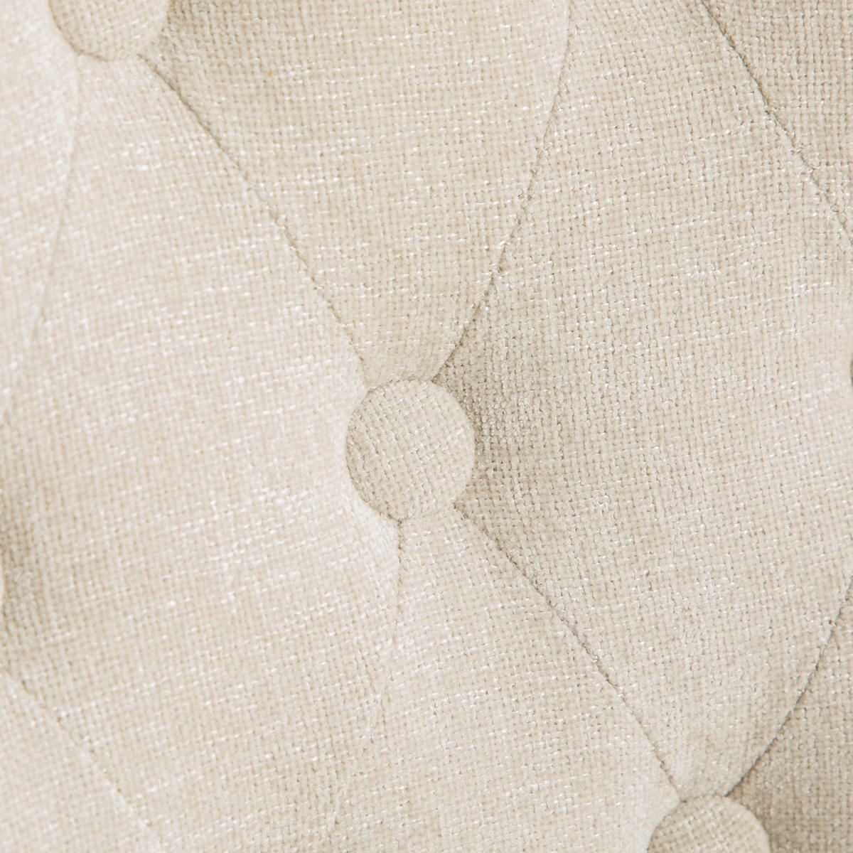 MATSTOLAR 2-pack i Chenille och Massivt Trä, med nitdekor och resårkärna - Beige, Textil (62.5/92/45cm) - Urban Meuble