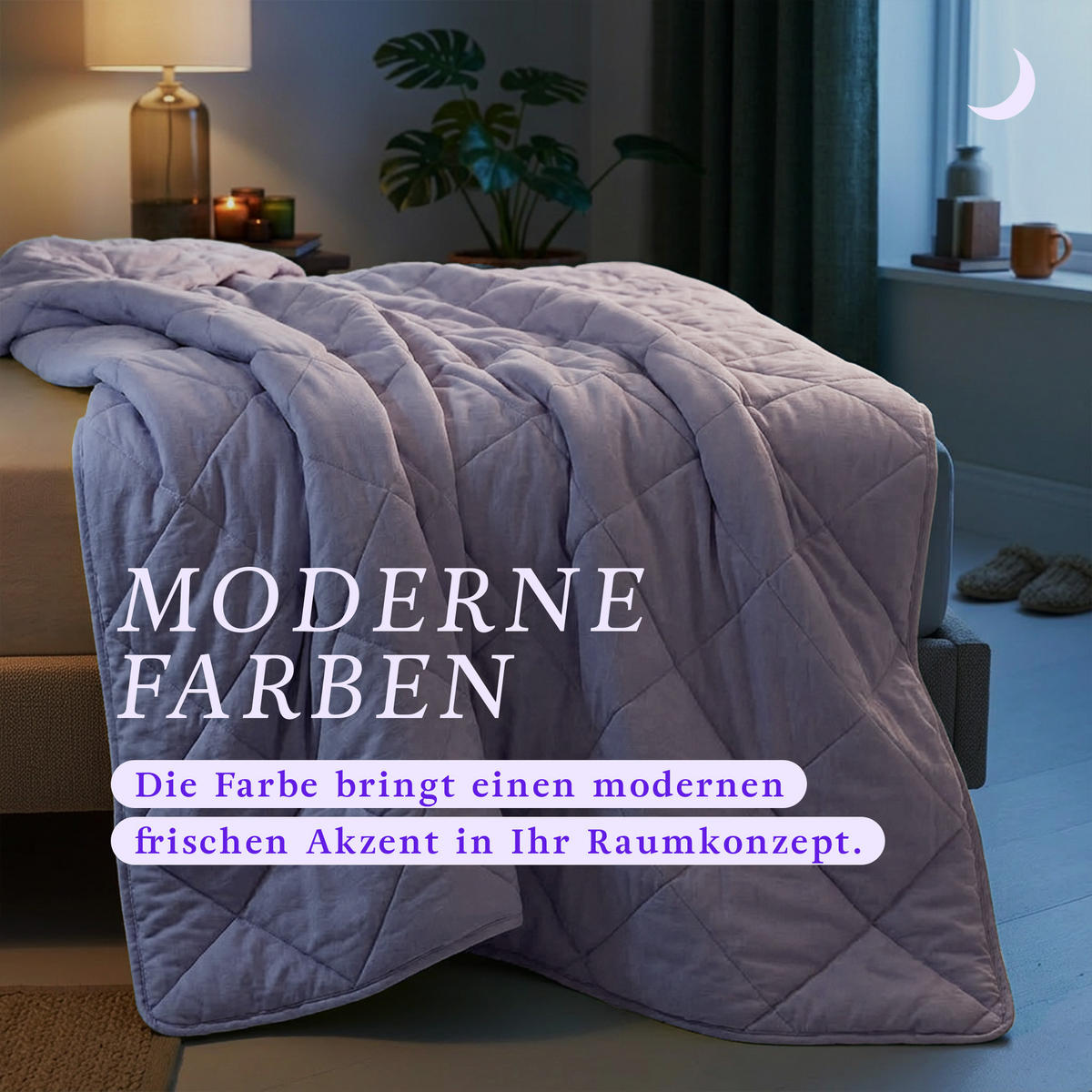 SOMMERBETT Steppbett leicht Flieder 135x200 cm - Flieder, Textil (135/200cm) - Bestlivings