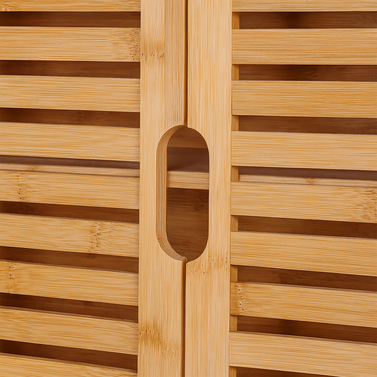 HÄNGESCHRANK - Hellbraun, Holz/Holzwerkstoff (59/66/21cm) - Relaxdays