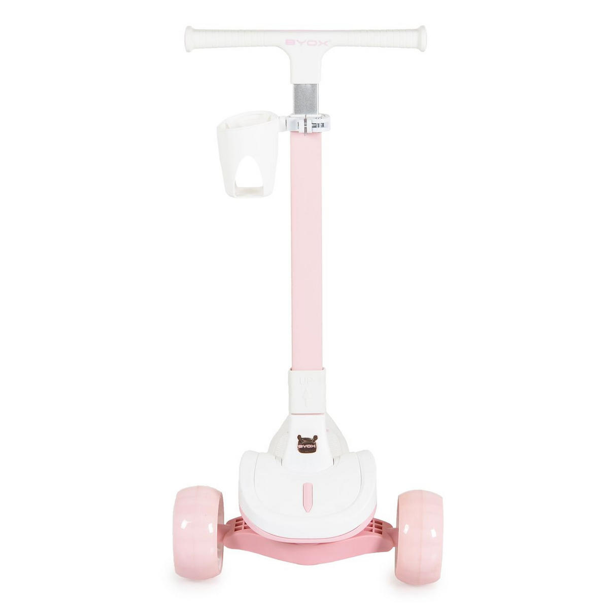 KINDERROLLER Aero klappbar rosa Getränkehalter Hinterradbremse höhenverstellbar - Rosa, Metall (73/36/76cm)