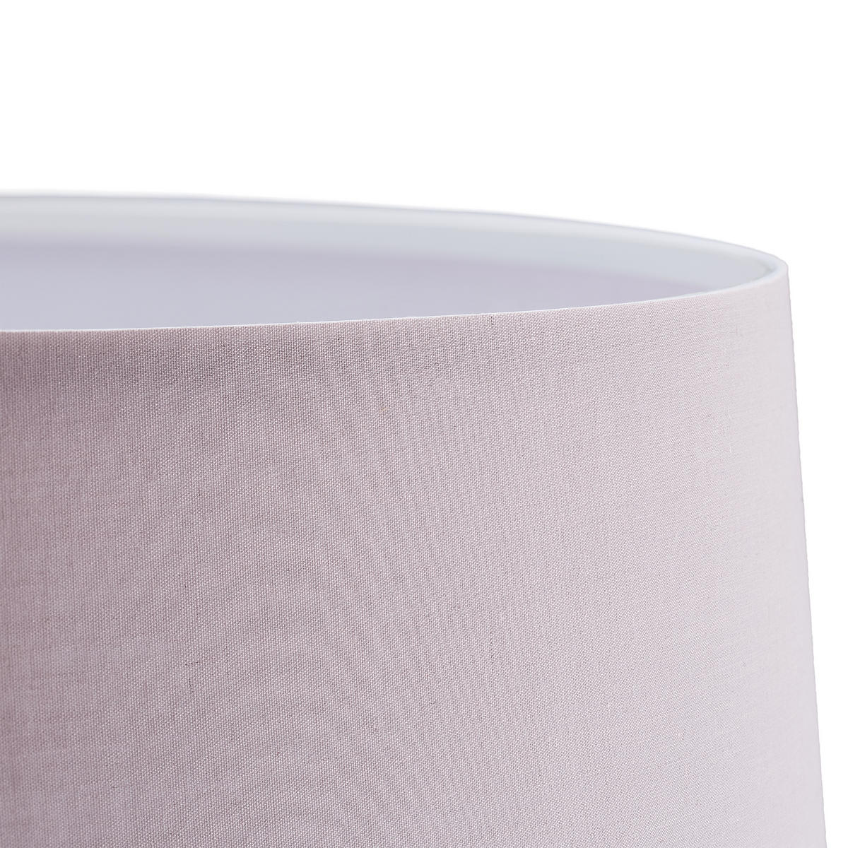 STEHLAMPE - Silberfarben, Kunststoff/Textil (40/40/148.5cm) - Relaxdays