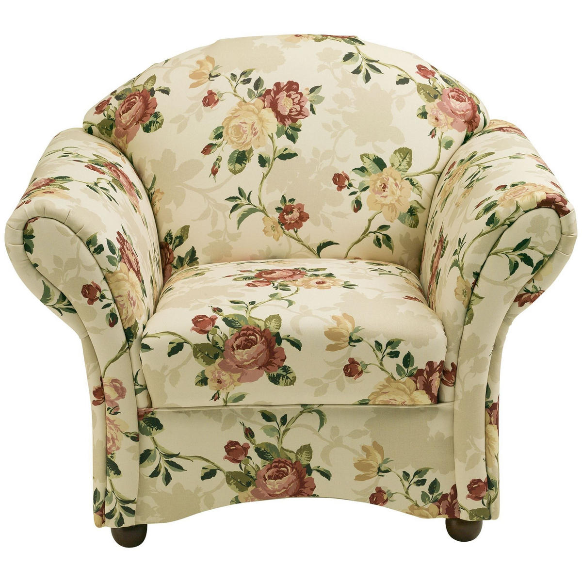 SESSEL Kama Bezug Flachgewebe Buche nussbaum dunkel / multi - Blaugrau, Kunststoff (96/85/81cm) - 58aufmkessel