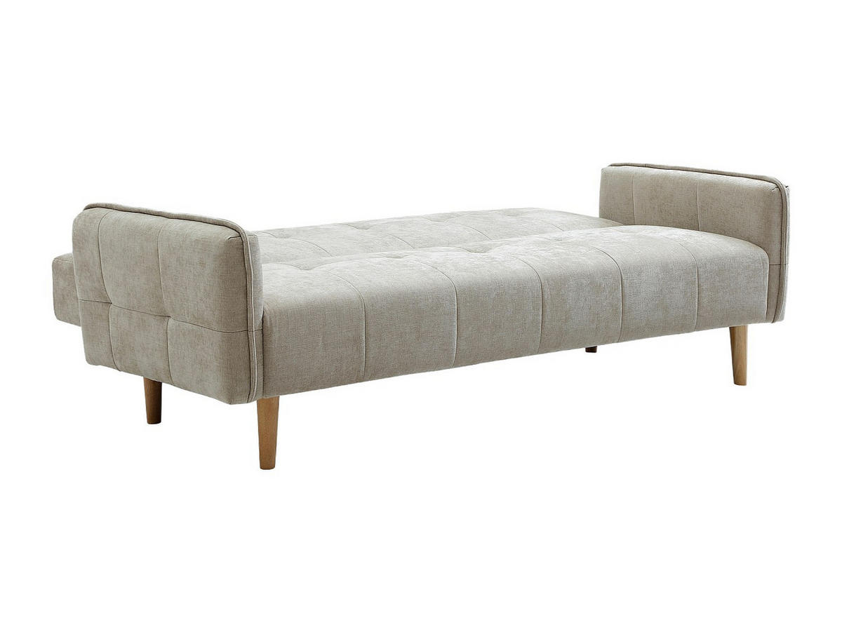 SOFA 3‑Sitzer mit Clic‑Clac‑Funktion – Stoff – Beige – SONIATA - Beige, Textil (208/92/92cm) - Vente-Unique