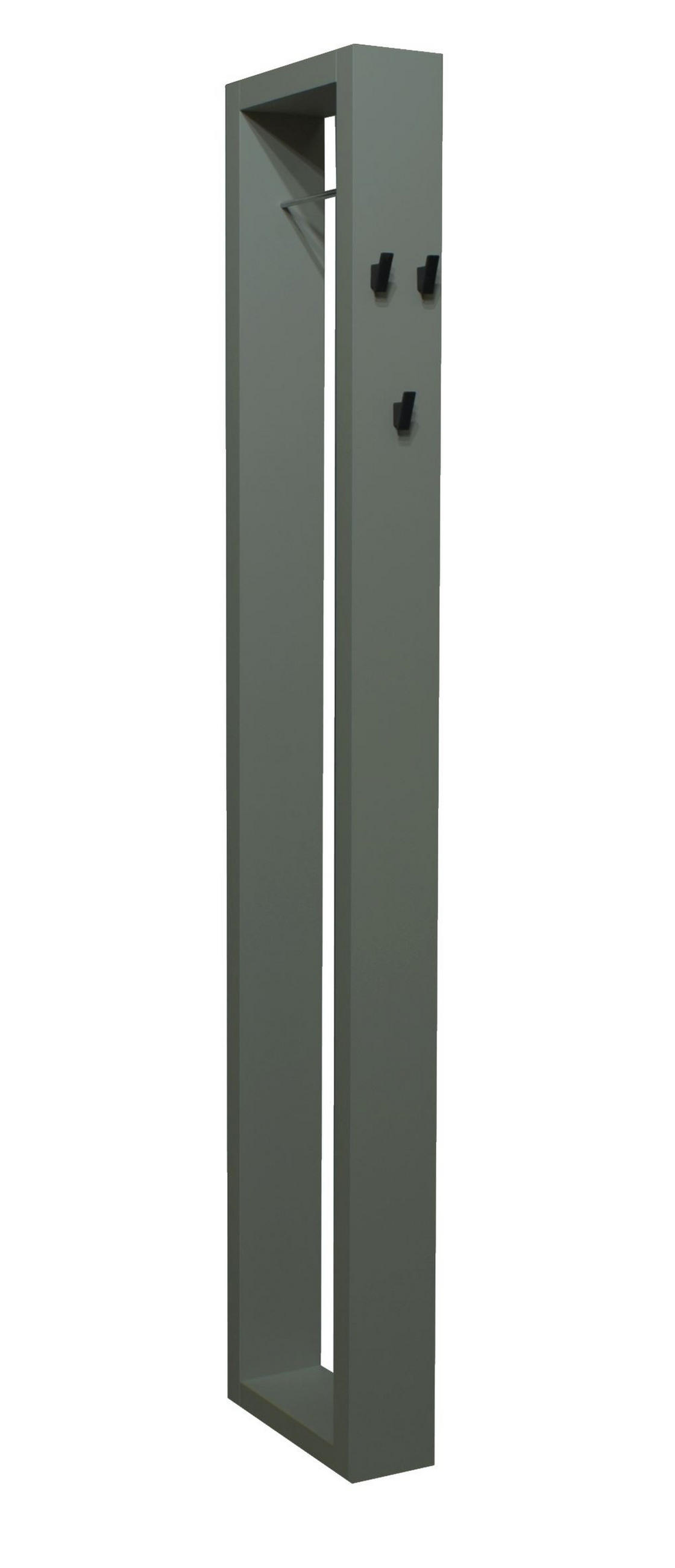 GARDEROBE Erna 3-tlg. 163x32x187 Pinie Green matt Lack - Grün, Holzwerkstoff (163/187/32cm) - 58aufmkessel