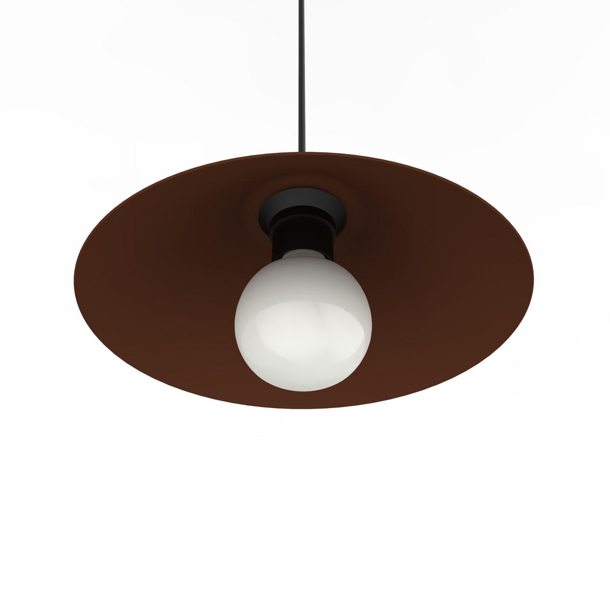 HÄNGELEUCHTE - Dunkelbraun, Metall (25/25/10cm) - Lumicom