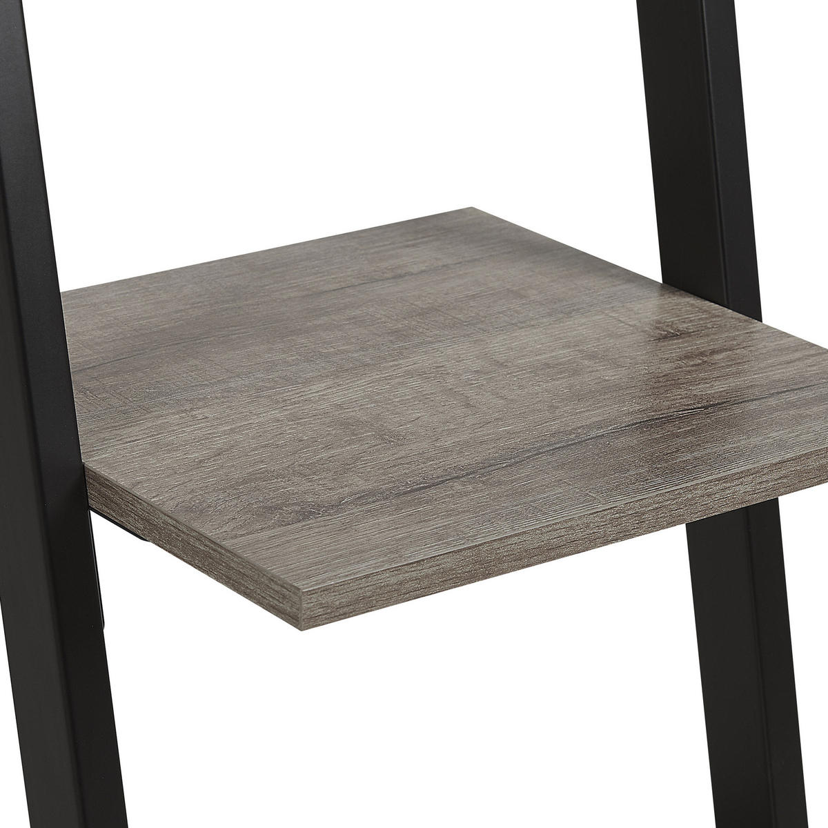 REGAL mit 4 Ebenen 143 cm Schwarz Joplin - Schwarz, Holzwerkstoff (35/143/33cm) - Beliani