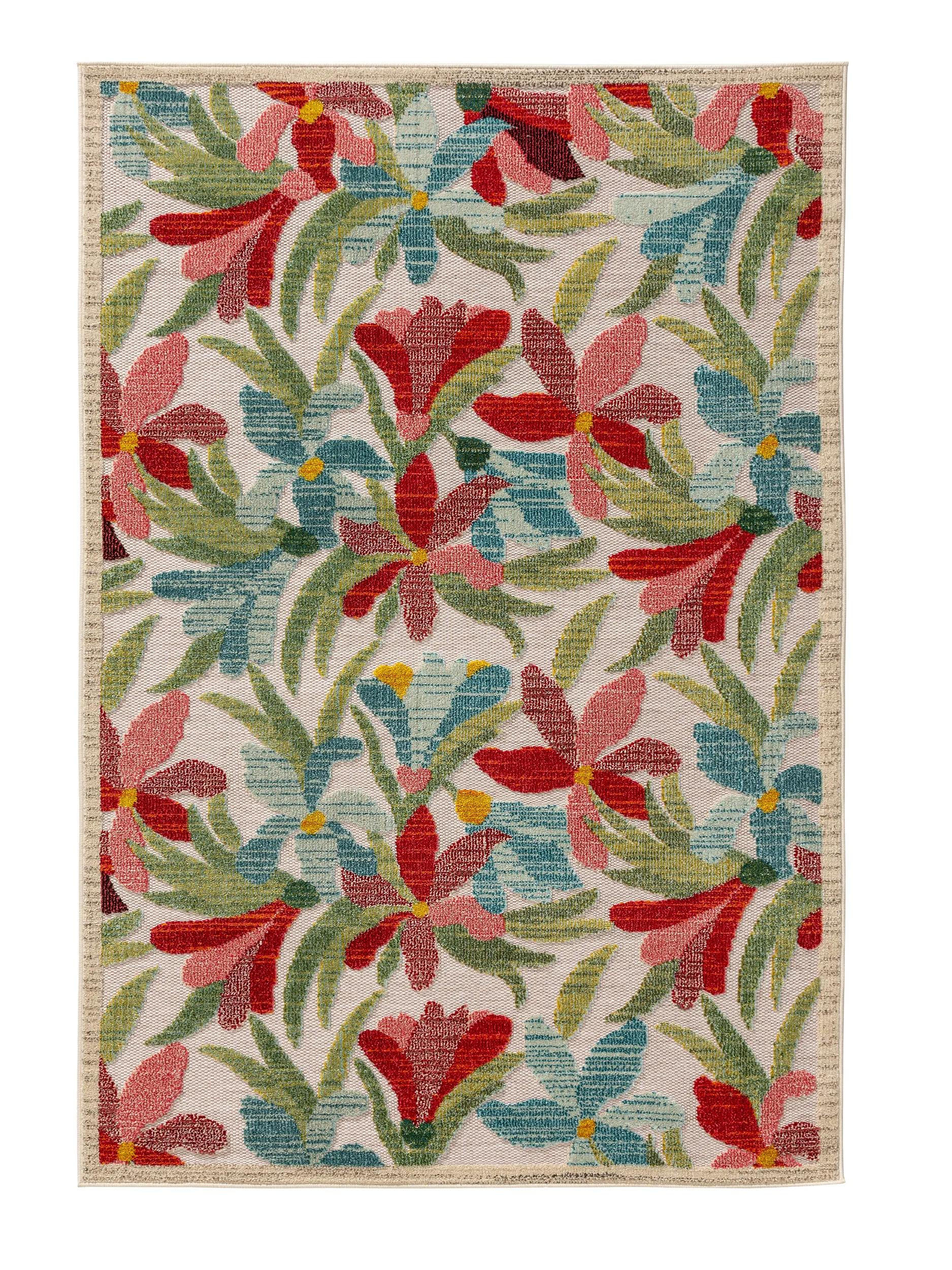 OUTDOOR-TEPPICH Noelia 140/200 cm - Multicolor, Kunststoff (140/200cm) - benuta Nest