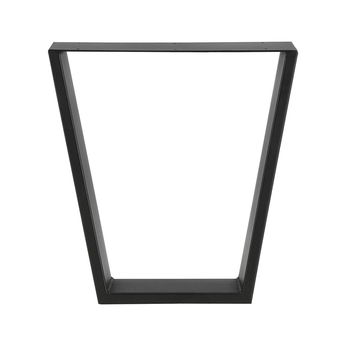 TISCHGESTELL-SET 2 TLG. Lalling - Schwarz, Metall (40/43/8cm) - [en.casa]