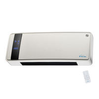 SPLIT-WANDHEIZUNG Weiß mit Fernsteuerung und Programmierung 2000 W - Weiß, Kunststoff (50/19/14cm) - Purline