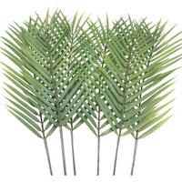 KÜNSTLICHE Palmblätter 6-teiliges Set 74 cm - Grün, Kunststoff (30cm)