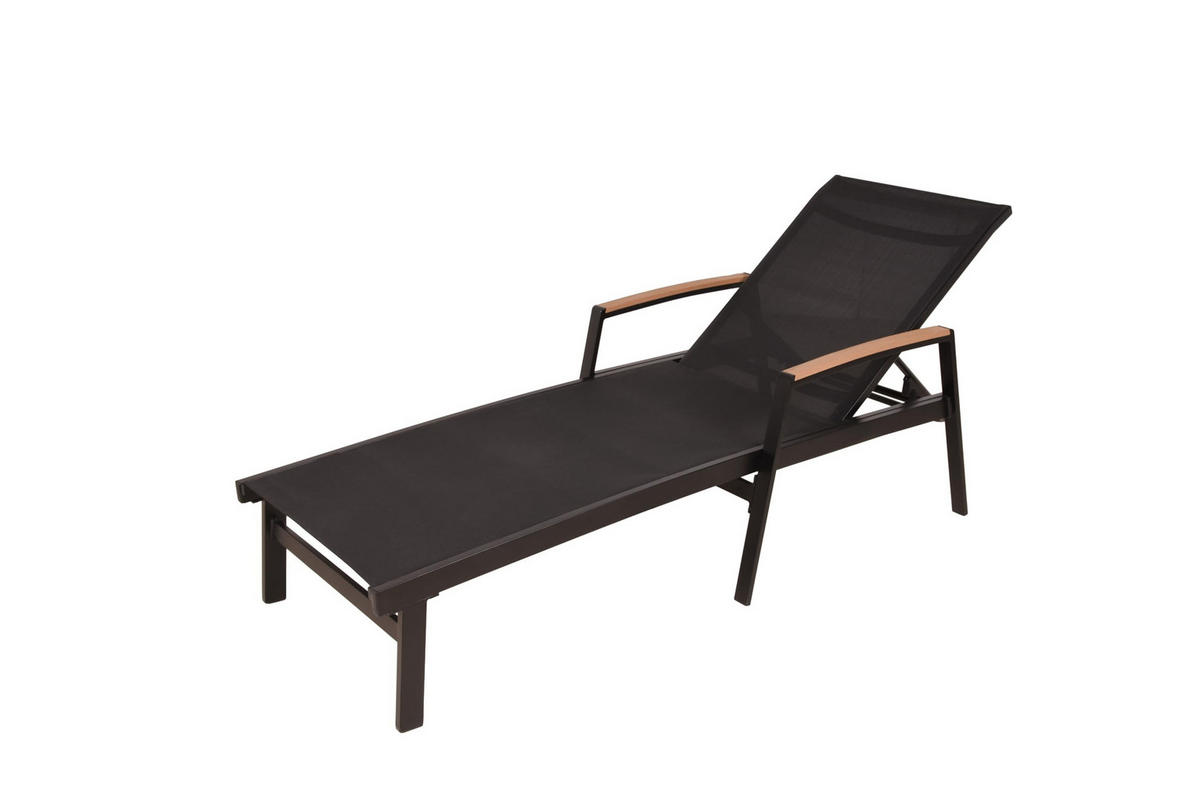 SONNENLIEGE Maria 2er Set Verstellbar Natur Eukalyptus Gartenliege - Naturfarben, Holz (72/54/197cm) - DELUKE