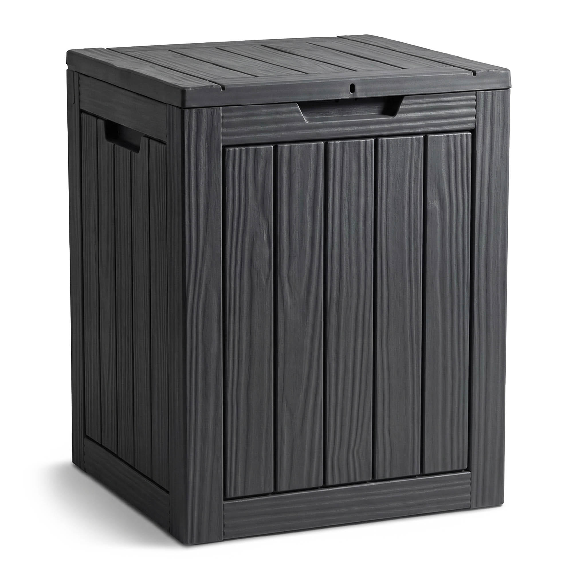 GARTENBOX 113L Schwarz - Schwarz, Kunststoff (46/58.5/43cm) - Akord