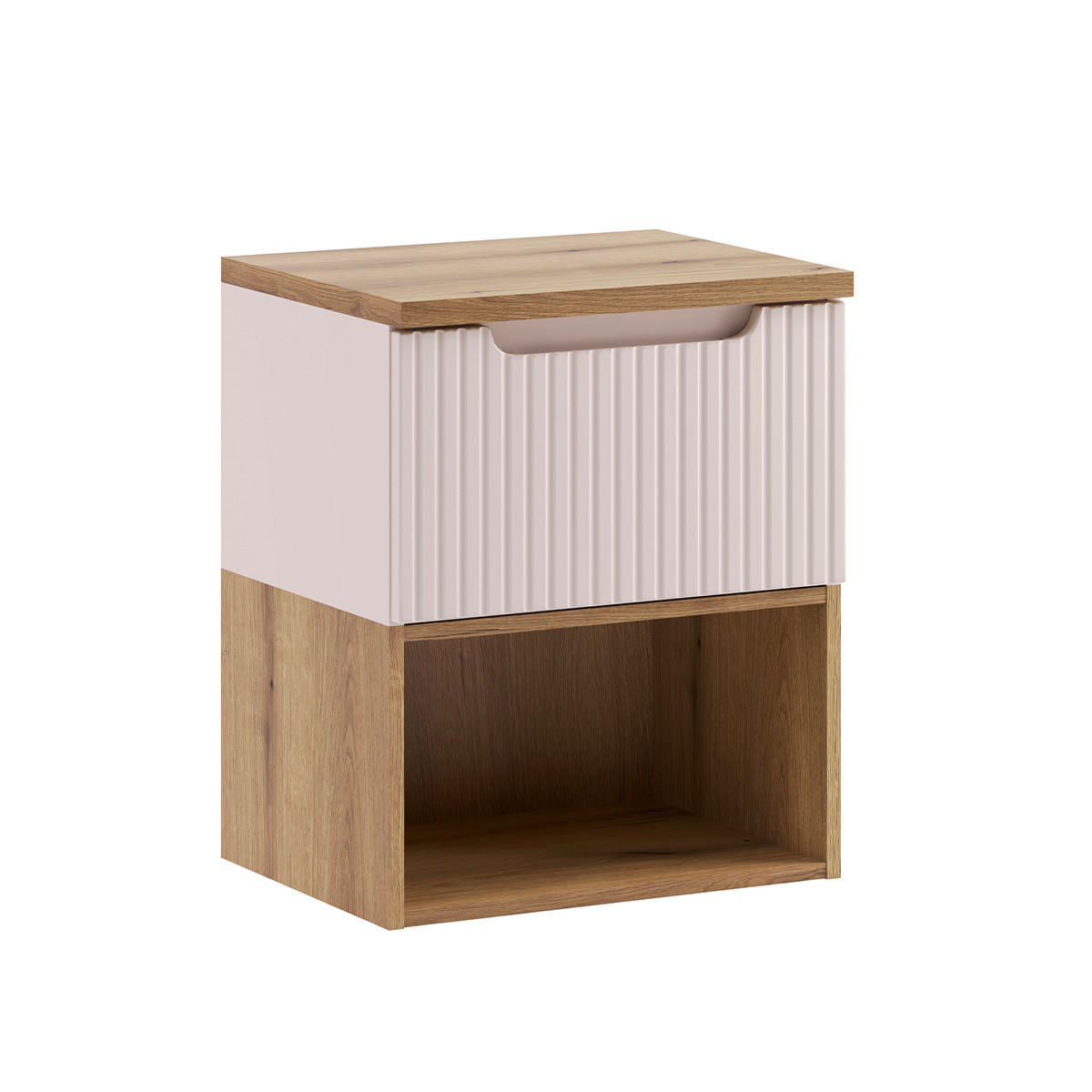 WASCHTISCHUNTERSCHRANK 50.4cm Riva Kaschmir - Beige, Holzwerkstoff (50.4/60/40cm) - Petits-meubles