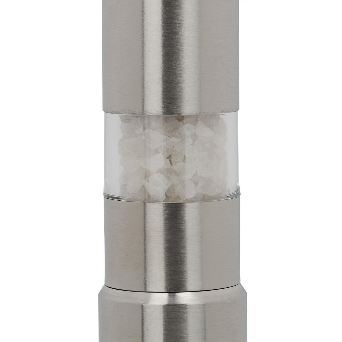 2xPFEFFERMÜHLE - Silberfarben, Metall (2.5/15/2.5cm) - Relaxdays