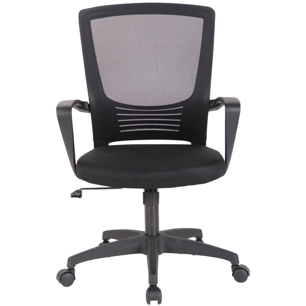 Thumbnail - TPFLiving Bürostuhl, Schwarz, Textil, 53x101x53 cm, Arbeitszimmer, Bürostühle, Drehstühle