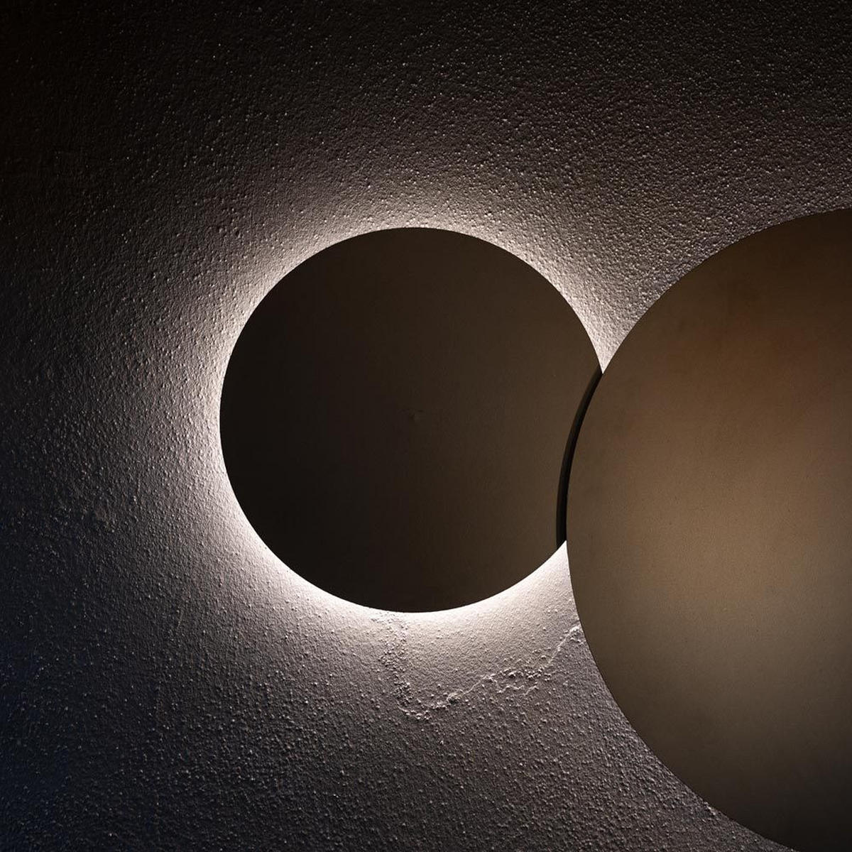LED-WANDLAMPE Cloud Blattgold Ø 30cm - Goldfarben, Metall (30/4.4/30cm) - s.luce