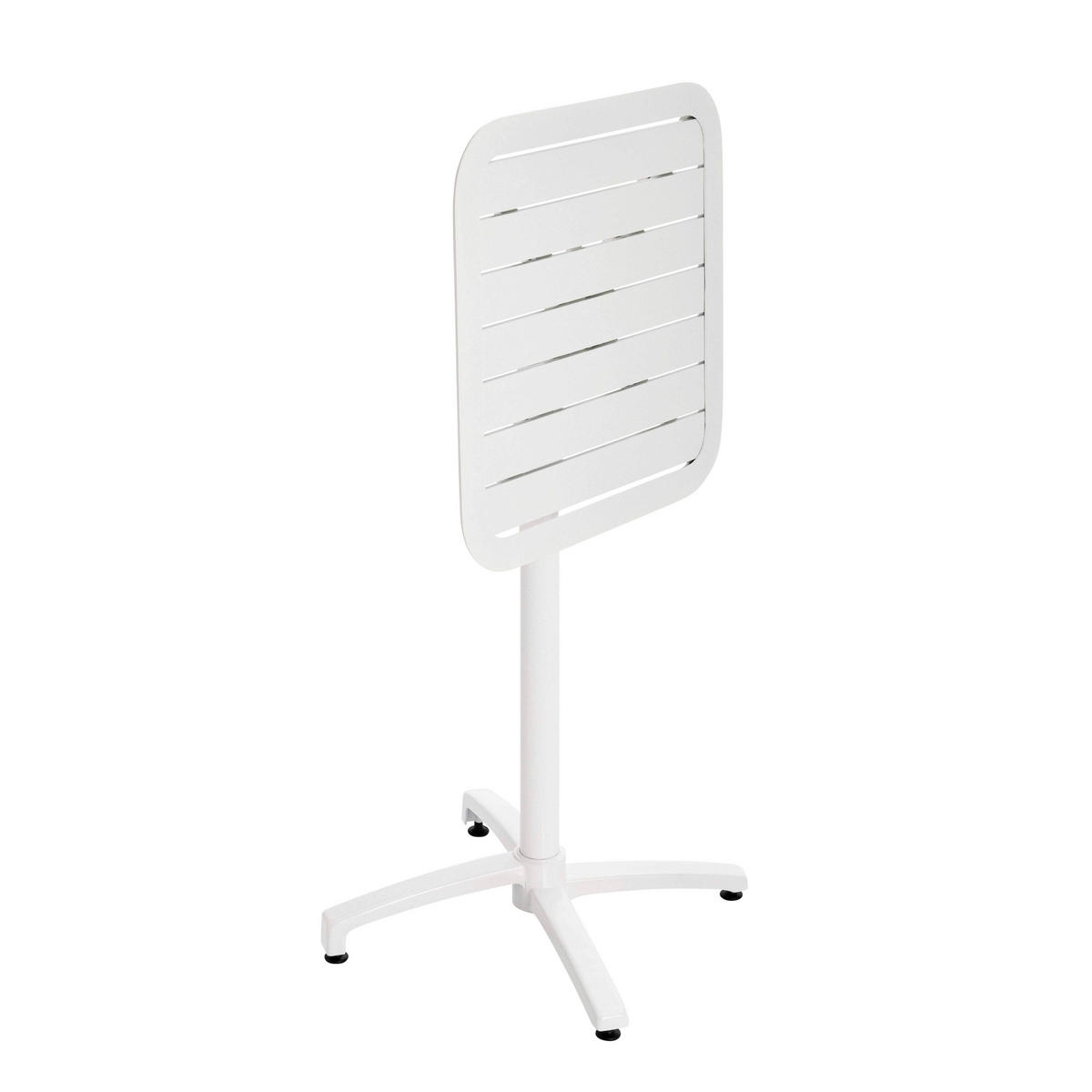 HOCHTISCH 60 x 60 cm, Weiß - Weiß, Metall (60/60/108cm) - Oviala