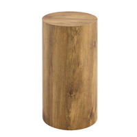 COUCHTISCH 30 cm Holzoptik aus MDF mit runder Form - Naturfarben, Holzwerkstoff (30/30/55cm) - OKMYHOME
