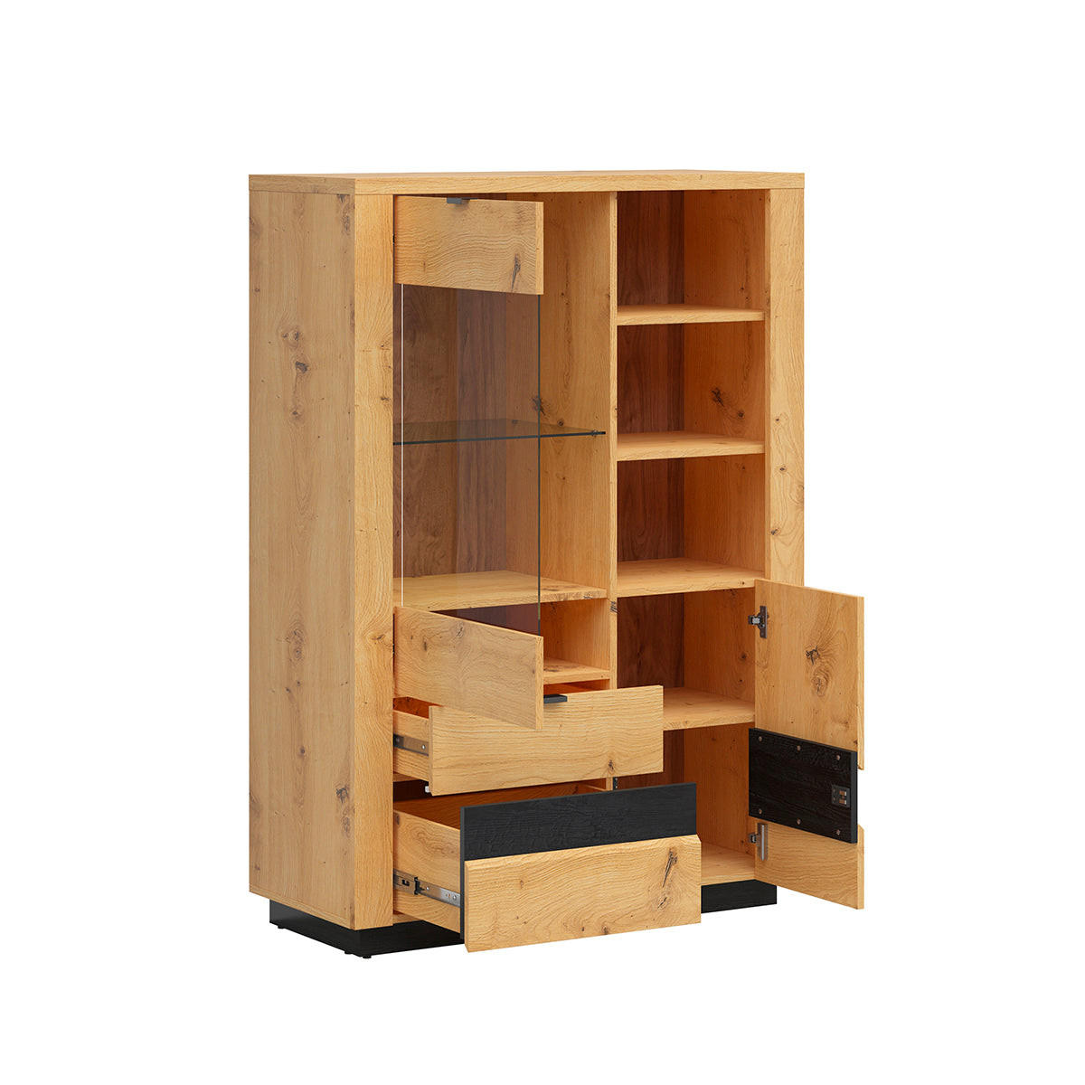 TODO - Schwarz, Holzwerkstoff (100/143/42cm) - Petits-meubles