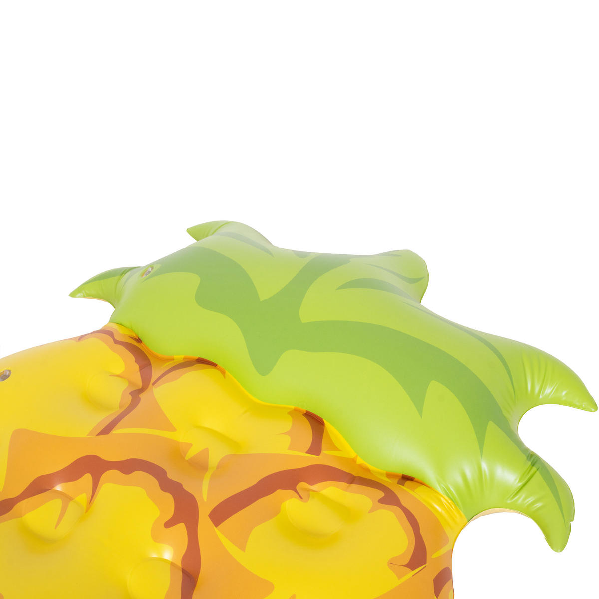 LUFTMATRATZE Ananas 176 x 80 x 15 cm mit 2 Luftkammern im Ananas-Design - Orange, Kunststoff (176/80/15cm) - Avenli