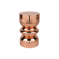 BEISTELLTISCH Kinga Kupfer - Bronzefarben, Metall (29.5/29.5/48cm) - Housecraft Living